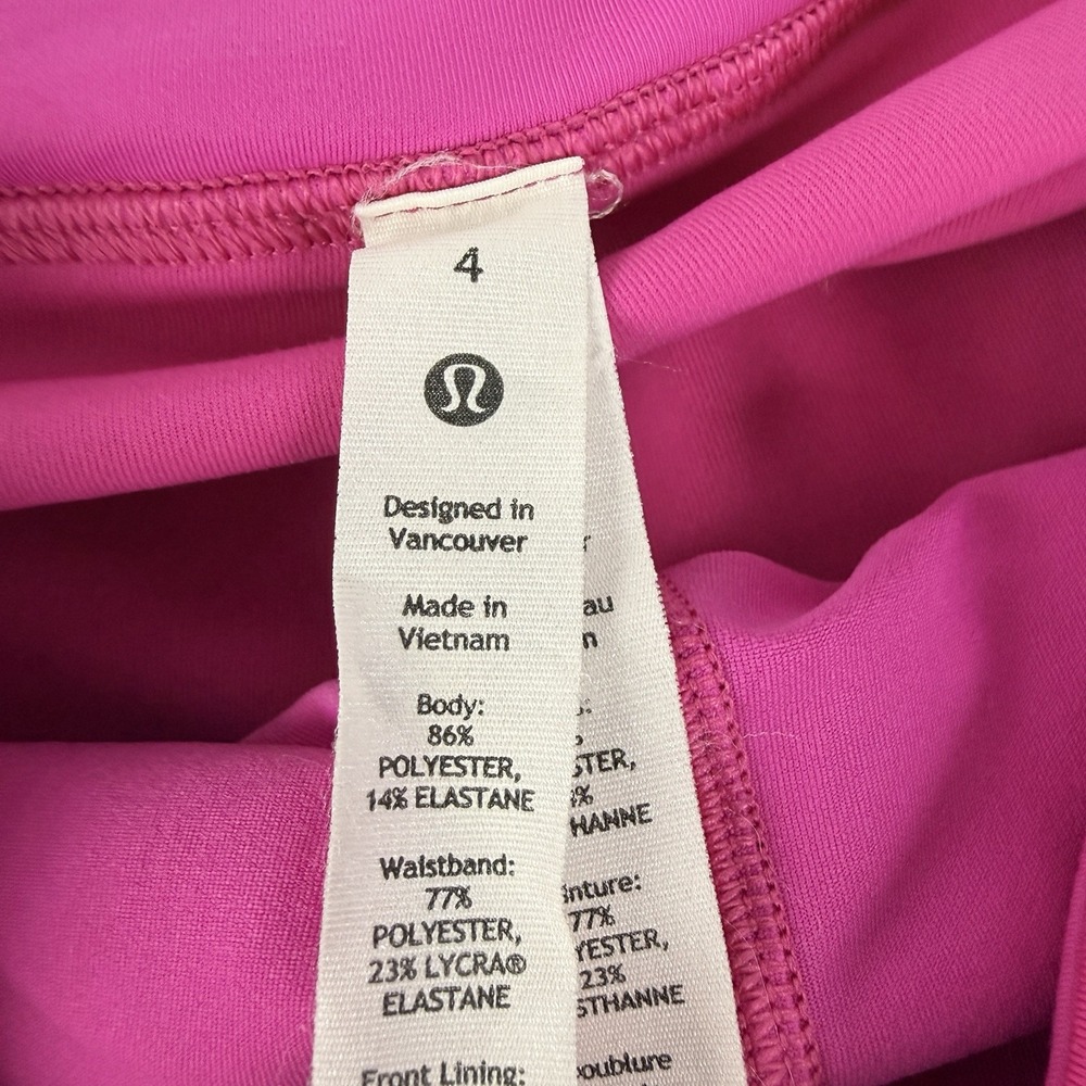 Lululemon Pink Skort Womens 4 Tennis Golf Pickleball Running Athletic - Picture 2 of 10